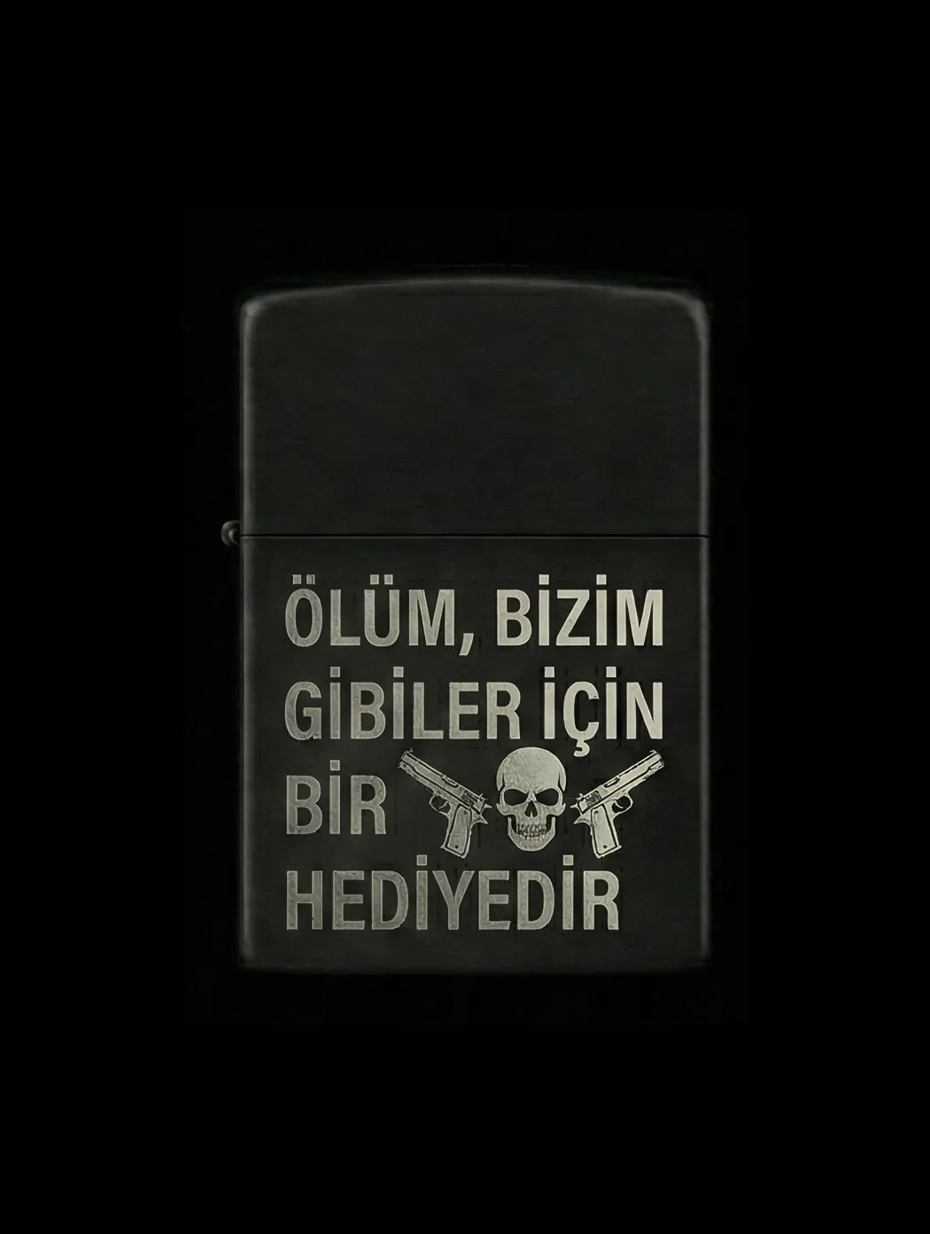 Özlü Sözler Tasarımlı Benzinli Çakmak V52