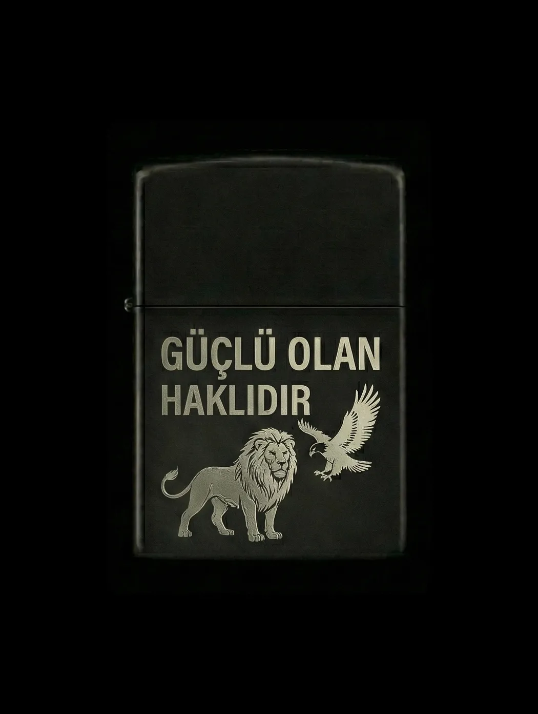 Özlü Sözler Tasarımlı Benzinli Çakmak V49