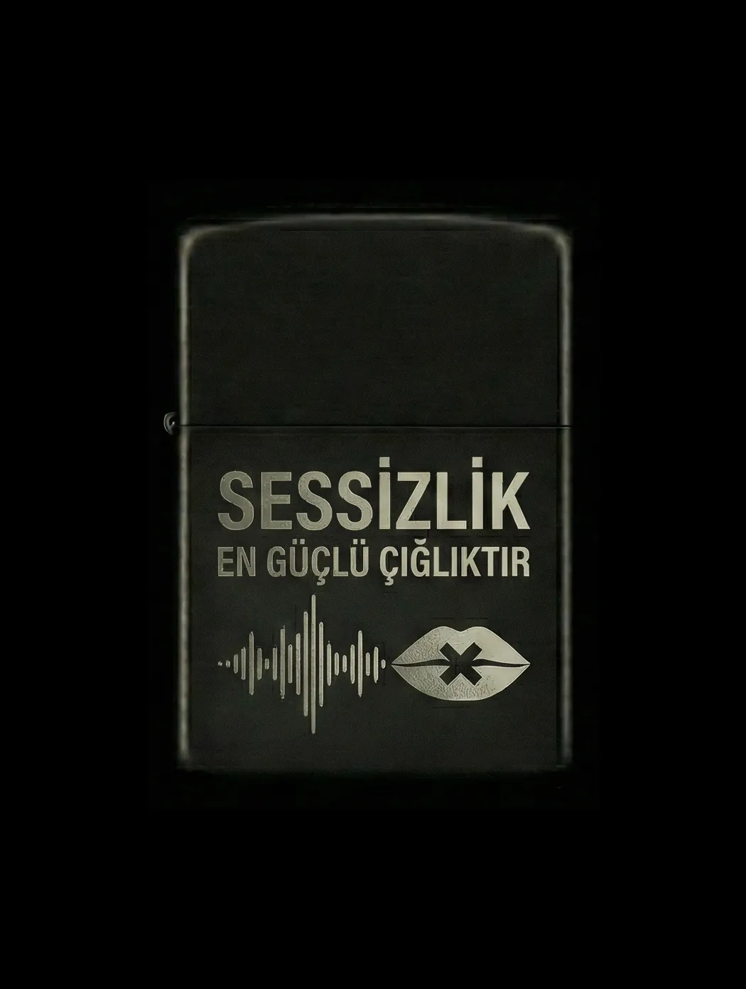 Özlü Sözler Tasarımlı Benzinli Çakmak V47