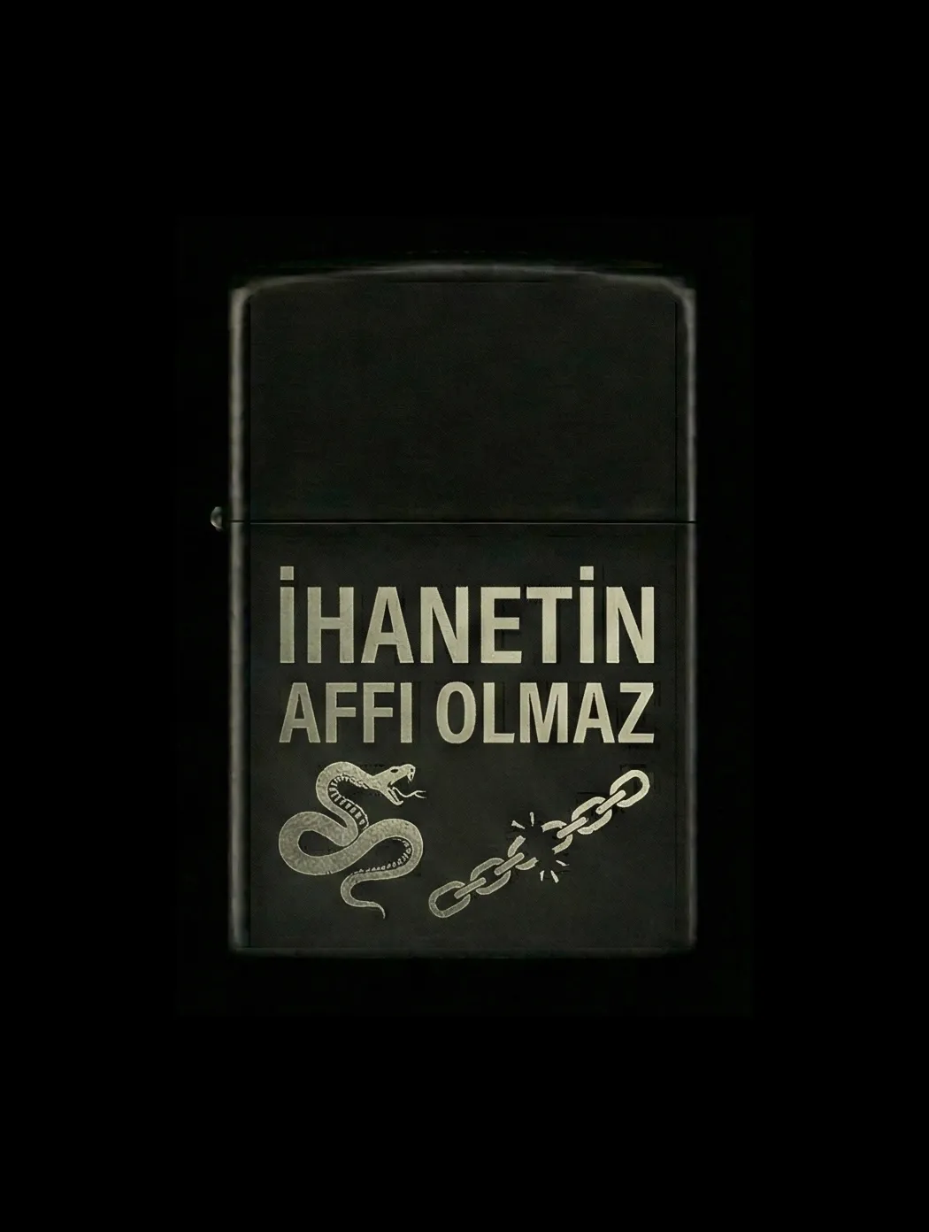 Özlü Sözler Tasarımlı Benzinli Çakmak V43