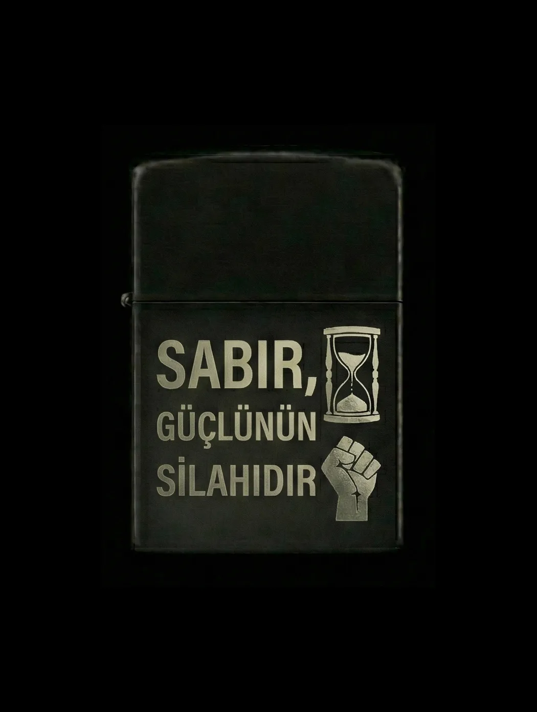 Özlü Sözler Tasarımlı Benzinli Çakmak V39