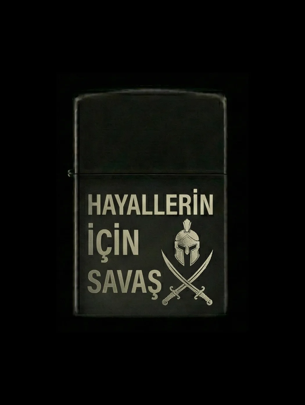 Özlü Sözler Tasarımlı Benzinli Çakmak V38