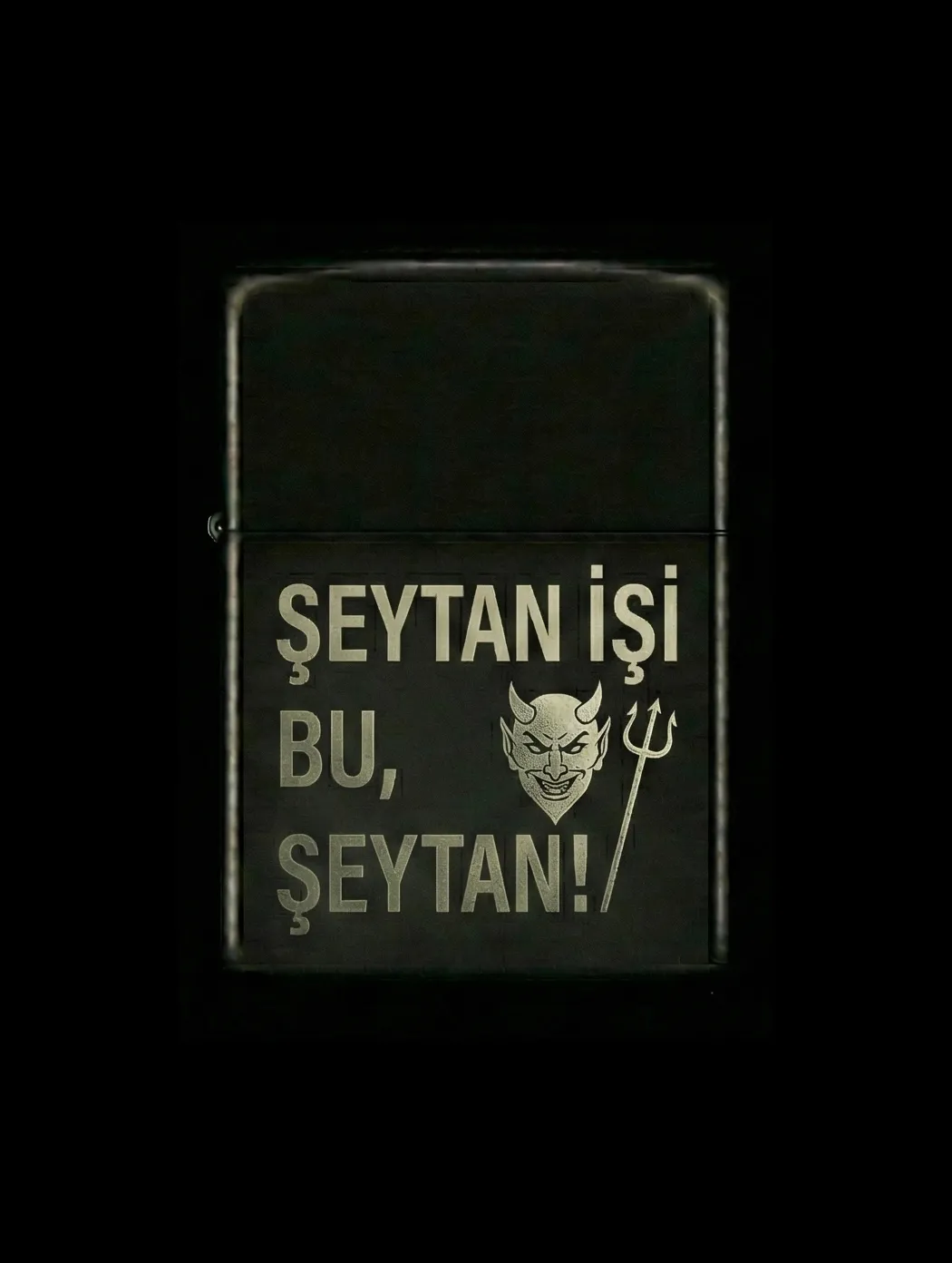 Özlü Sözler Tasarımlı Benzinli Çakmak V35