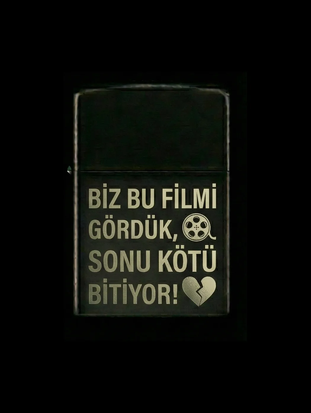 Özlü Sözler Tasarımlı Benzinli Çakmak V32