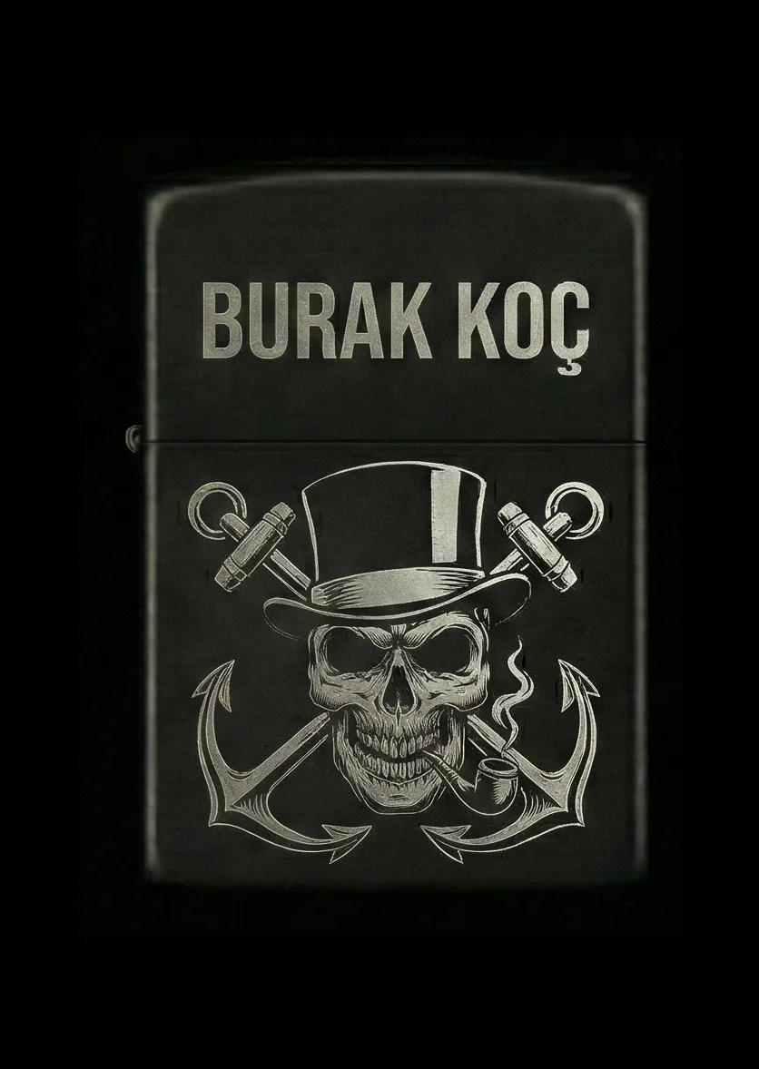 Kişiye Özel Tasarımlı Benzinli Çakmak V96