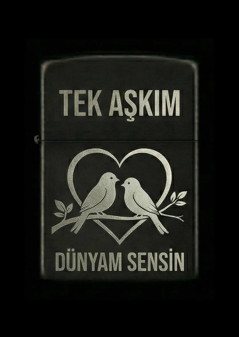 Kişiye Özel Tasarımlı Benzinli Çakmak V91