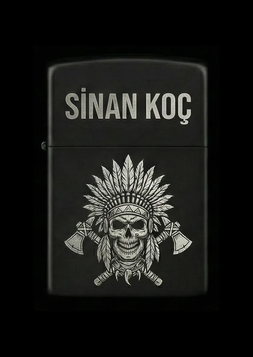 Kişiye Özel Tasarımlı Benzinli Çakmak V77