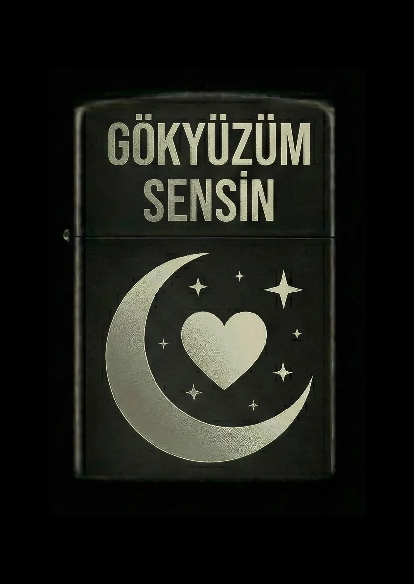 Kişiye Özel Tasarımlı Benzinli Çakmak V75