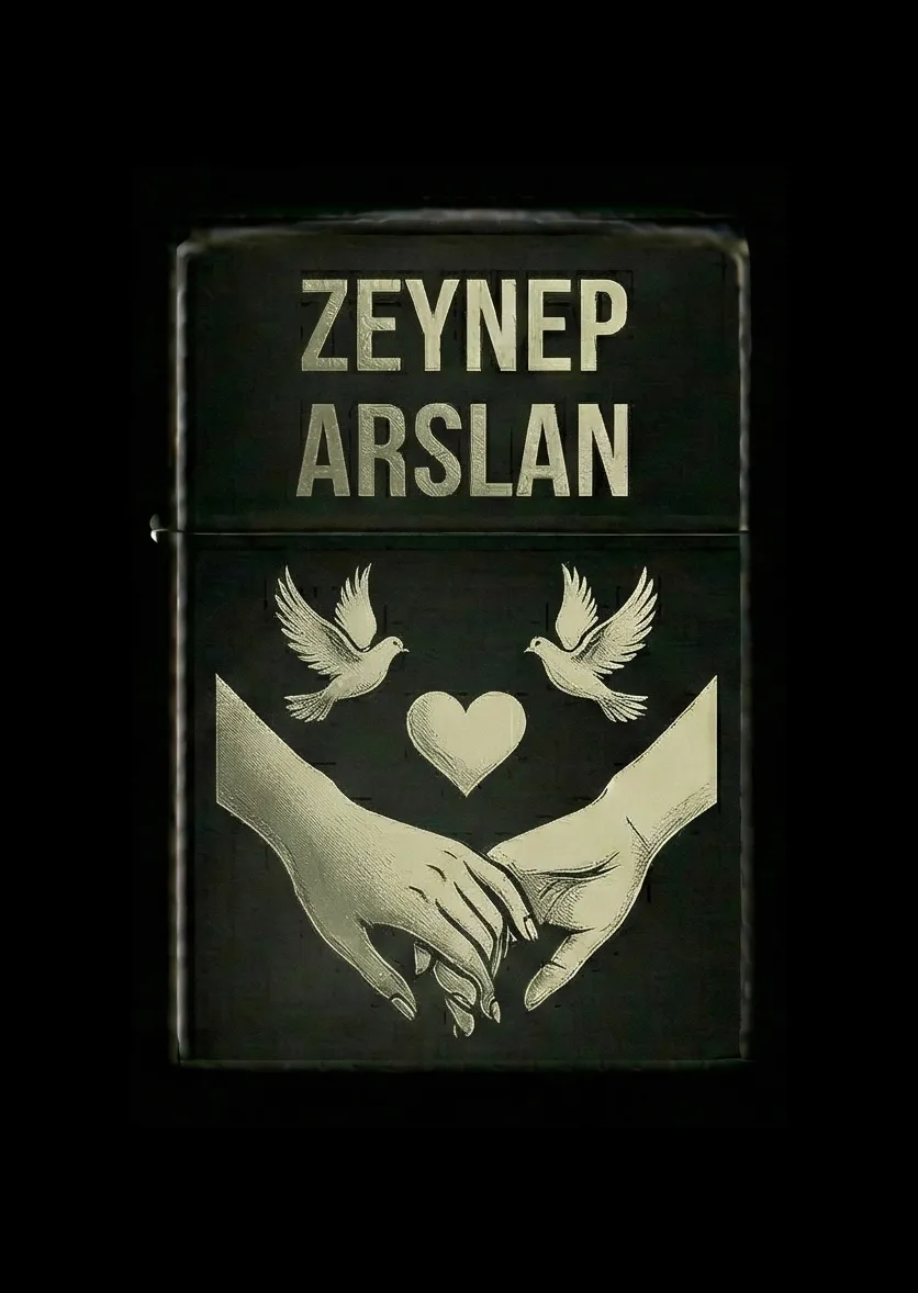 Kişiye Özel Tasarımlı Benzinli Çakmak V60