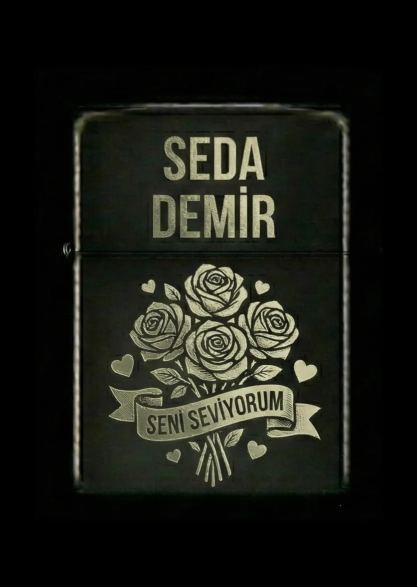 Kişiye Özel Tasarımlı Benzinli Çakmak V58