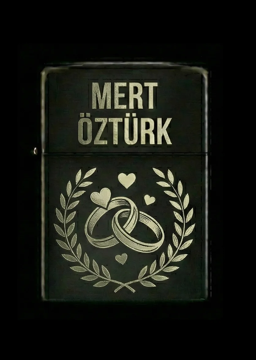 Kişiye Özel Tasarımlı Benzinli Çakmak V57