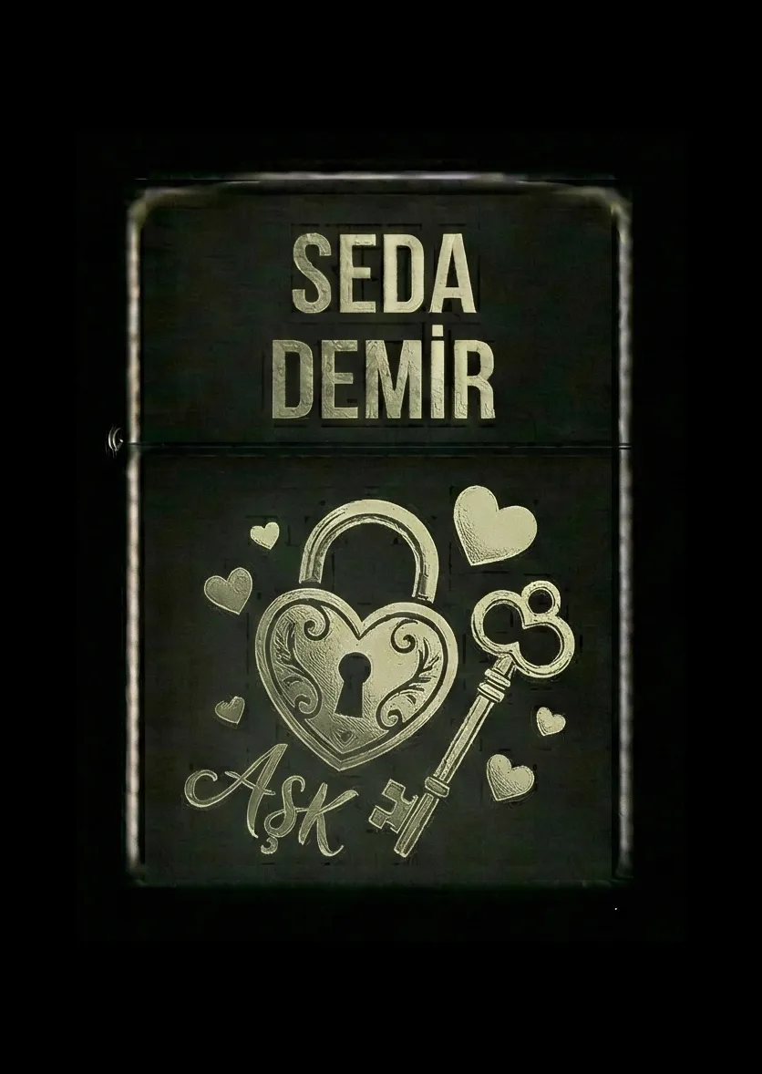 Kişiye Özel Tasarımlı Benzinli Çakmak V52