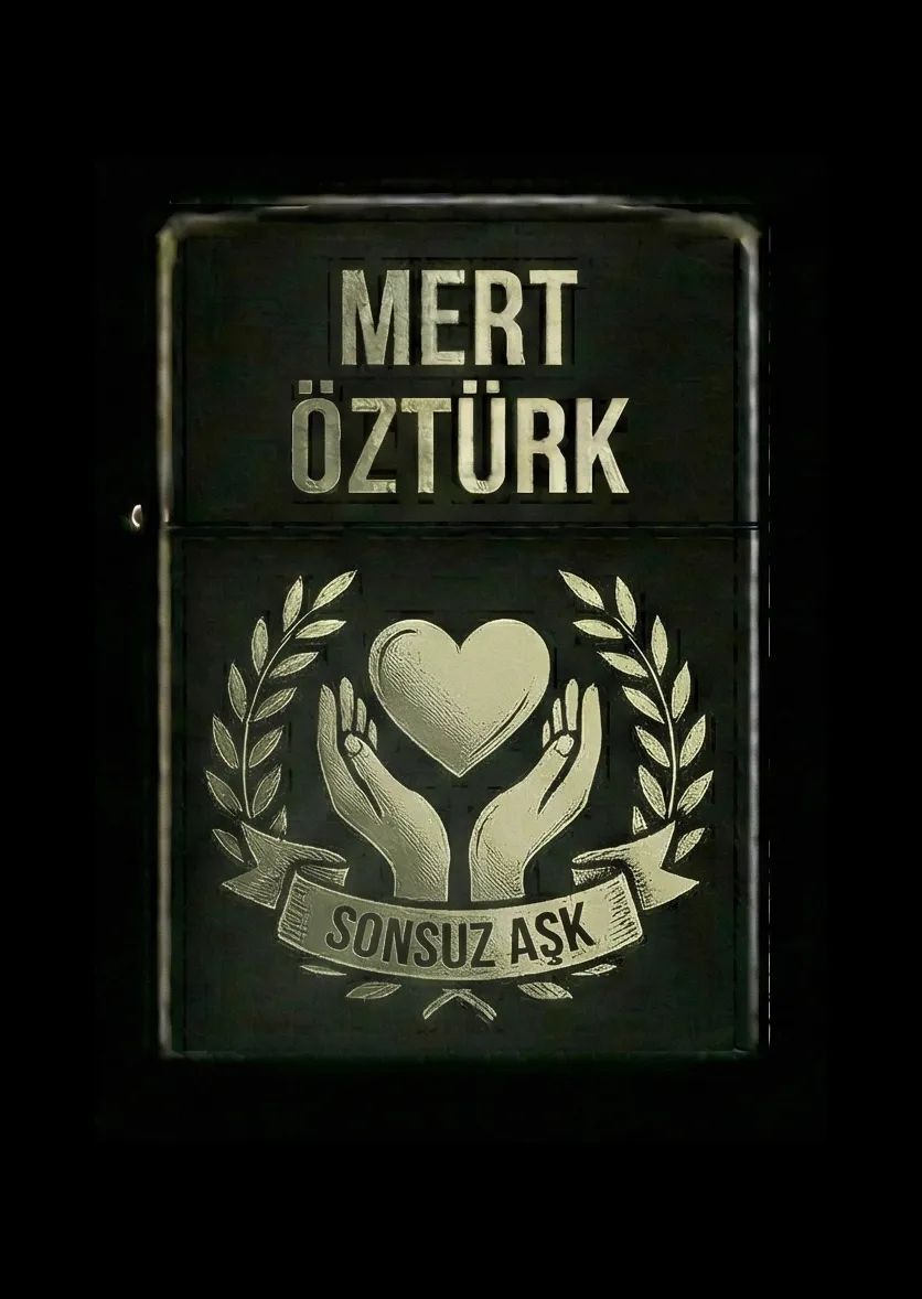 Kişiye Özel Tasarımlı Benzinli Çakmak V51