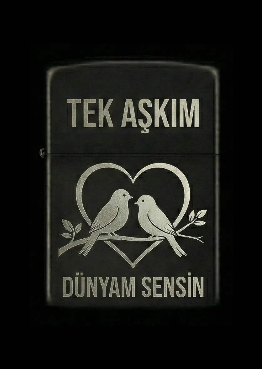 Kişiye Özel Tasarımlı Benzinli Çakmak V48