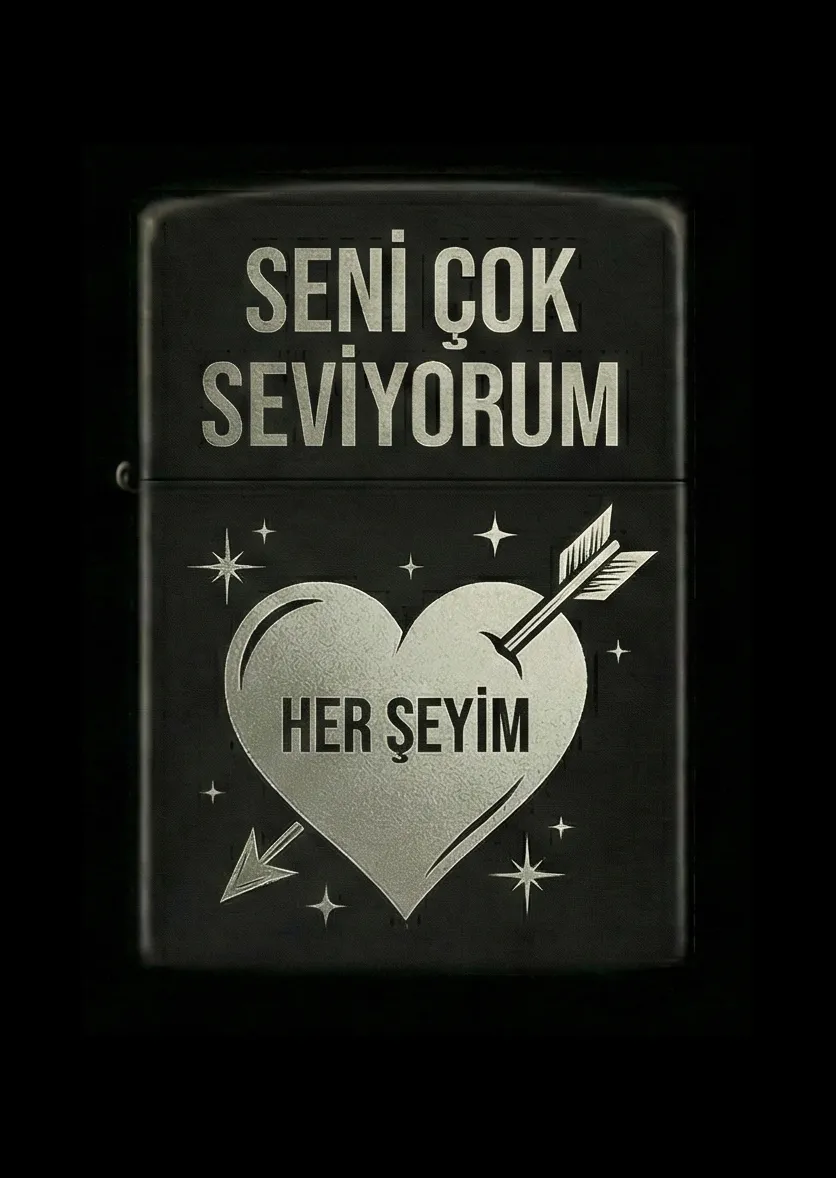 Kişiye Özel Tasarımlı Benzinli Çakmak V47