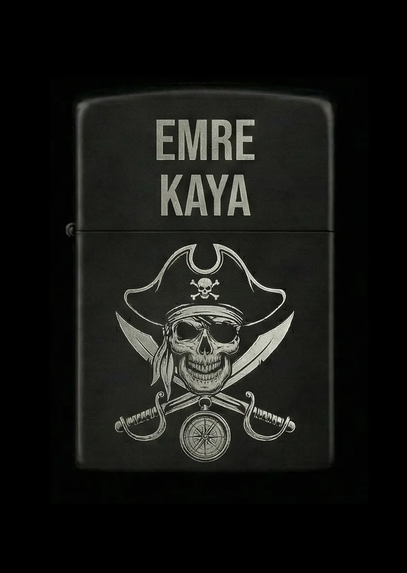 Kişiye Özel Tasarımlı Benzinli Çakmak V44