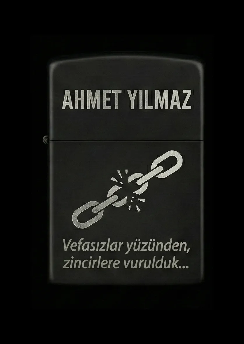 Kişiye Özel Tasarımlı Benzinli Çakmak V40