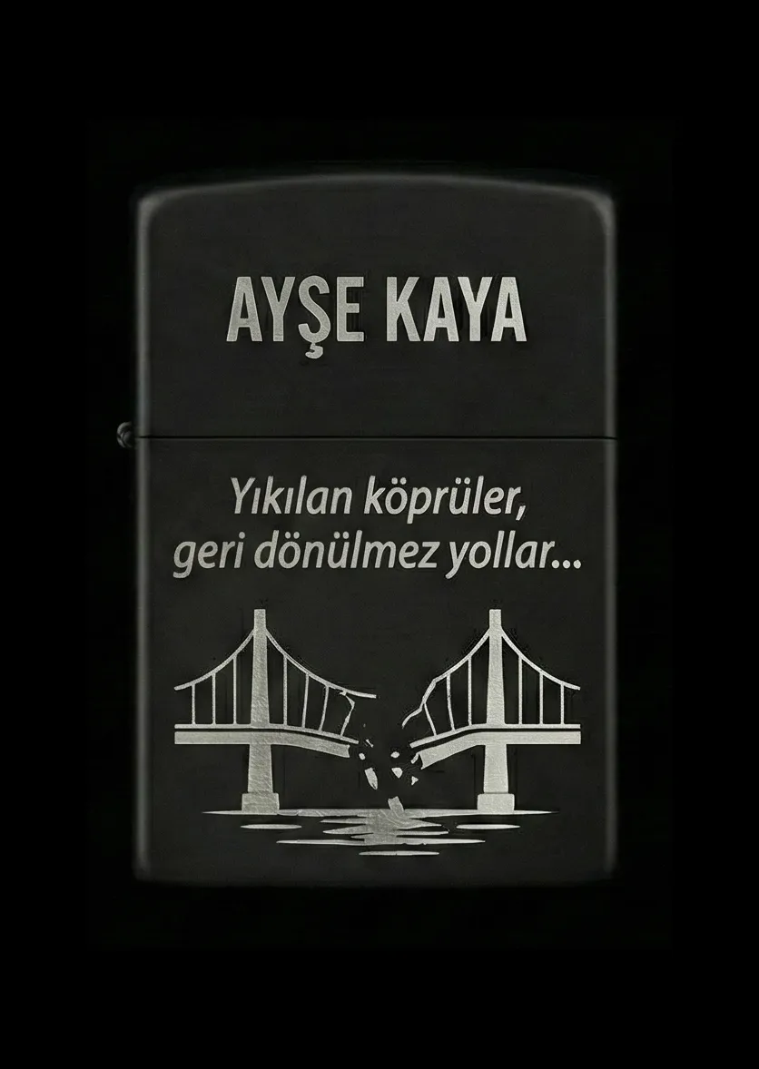 Kişiye Özel Tasarımlı Benzinli Çakmak V39