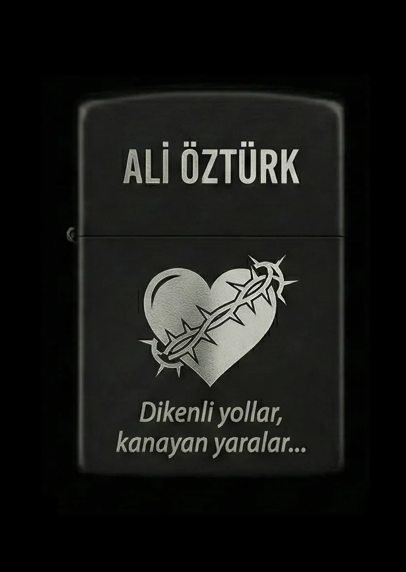 Kişiye Özel Tasarımlı Benzinli Çakmak V36