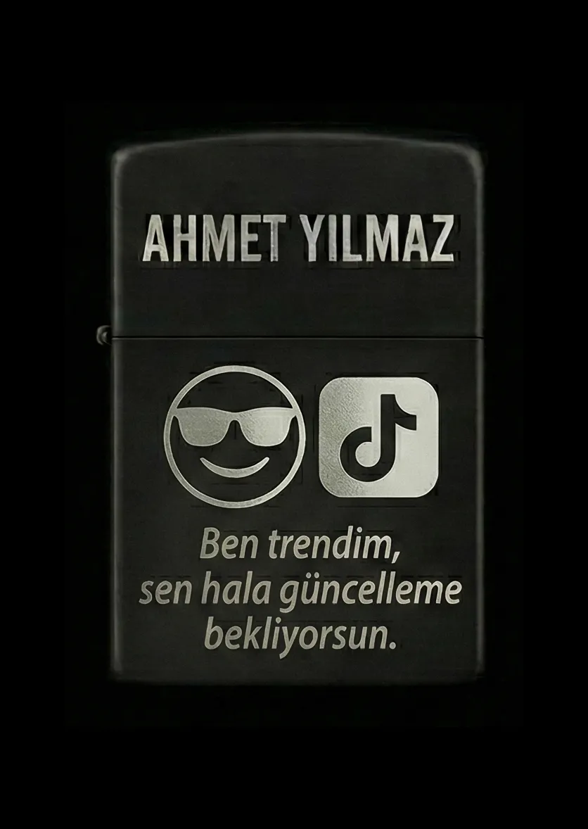 Kişiye Özel Tasarımlı Benzinli Çakmak V32