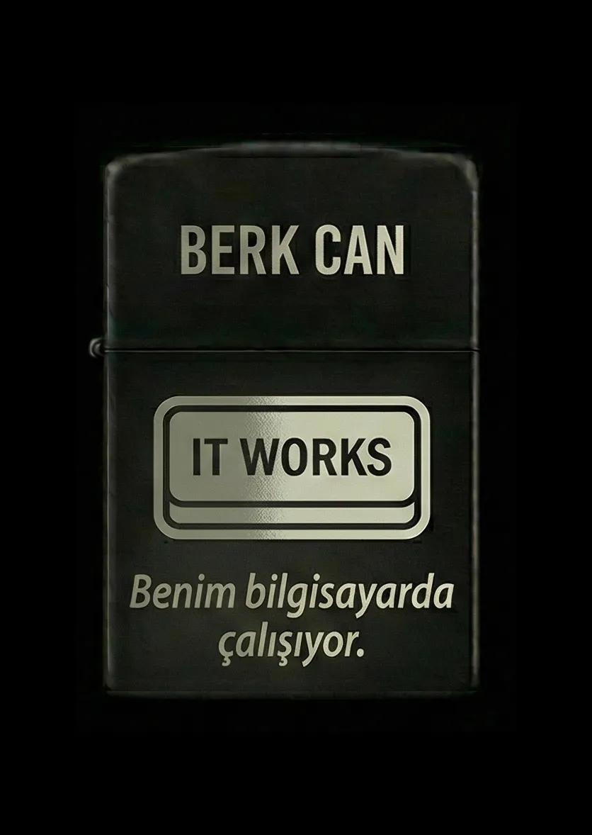 Kişiye Özel Tasarımlı Benzinli Çakmak V25