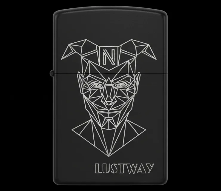 Joker Kart Figürlü N Harfli Benzinli Çakmak V10