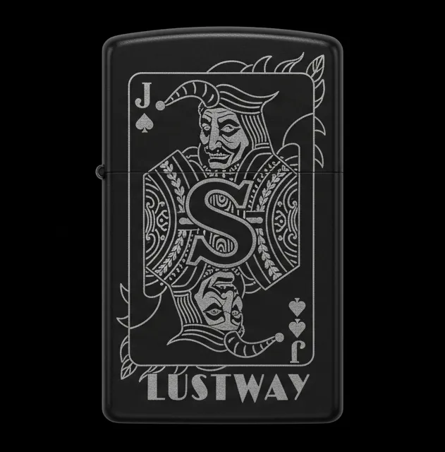 Joker Kart Figürlü S Harfli Benzinli Çakmak V7