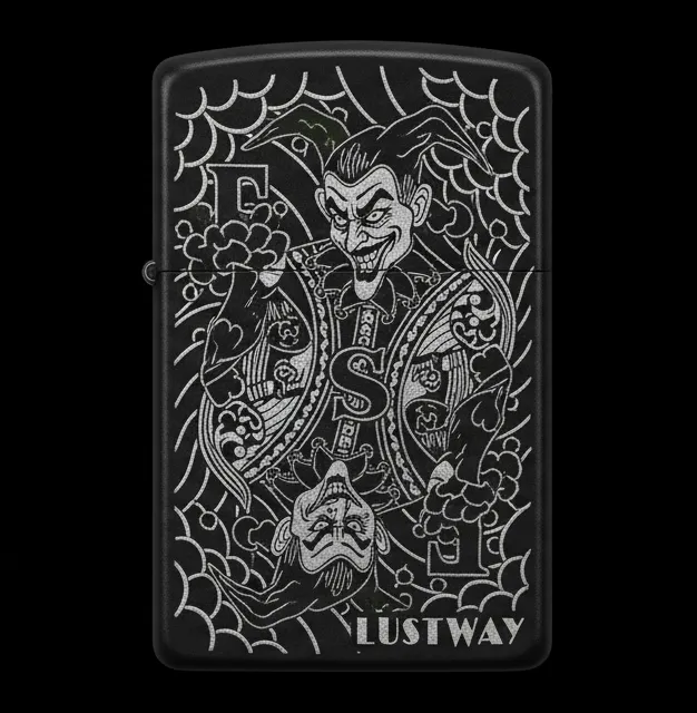 Joker Kart Figürlü S Harfli Benzinli Çakmak V13