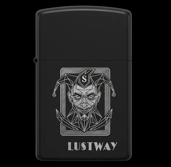 Joker Kart Figürlü S Harfli Benzinli Çakmak V17