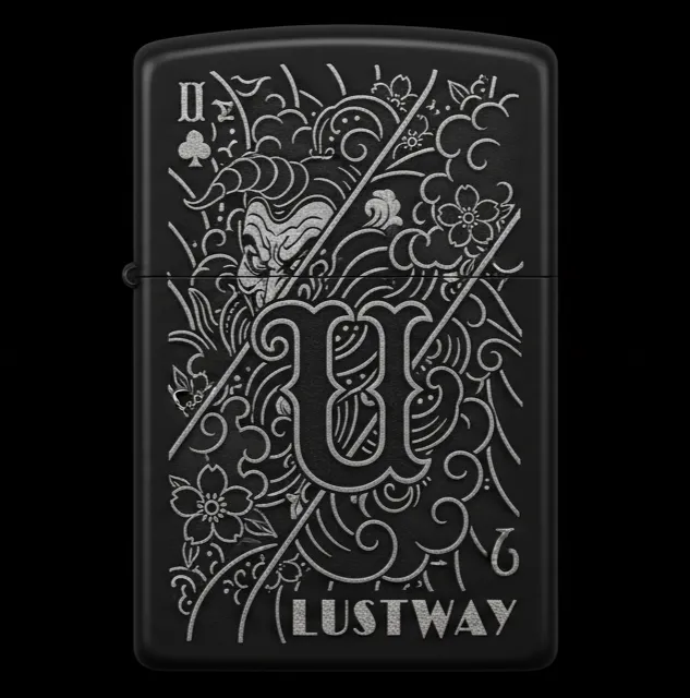 Joker Kart Figürlü U Harfli Benzinli Çakmak V1