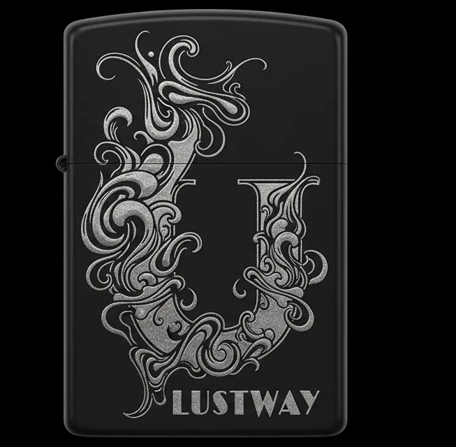 Joker Kart Figürlü U Harfli Benzinli Çakmak V10