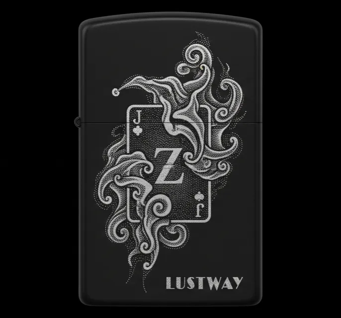 Joker Kart Figürlü Z Harfli Benzinli Çakmak V5