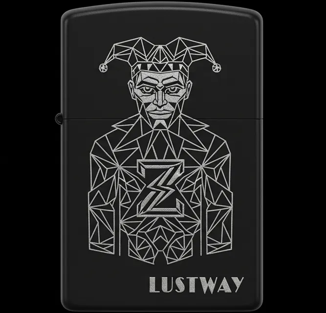 Joker Kart Figürlü Z Harfli Benzinli Çakmak V7