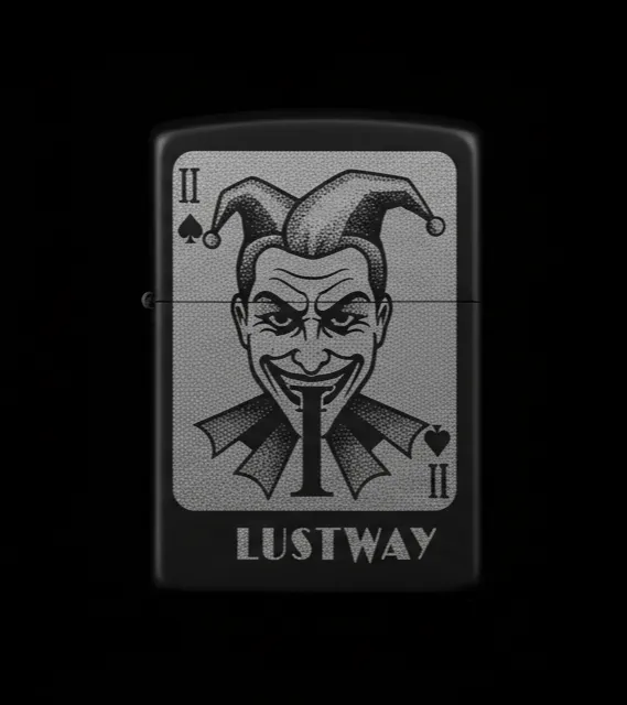 Joker Kart Figürlü I Harfli Benzinli Çakmak V3