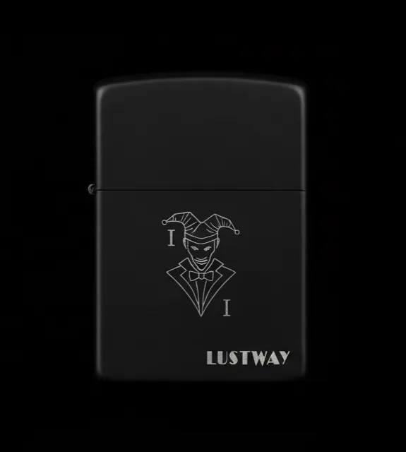 Joker Kart Figürlü I Harfli Benzinli Çakmak V9