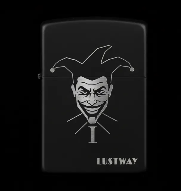 Joker Kart Figürlü I Harfli Benzinli Çakmak V15