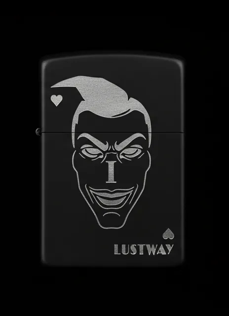 Joker Kart Figürlü I Harfli Benzinli Çakmak V17