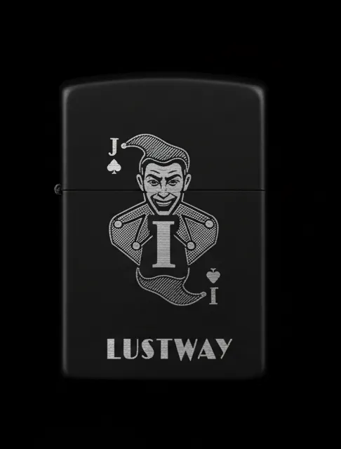 Joker Kart Figürlü I Harfli Benzinli Çakmak V18