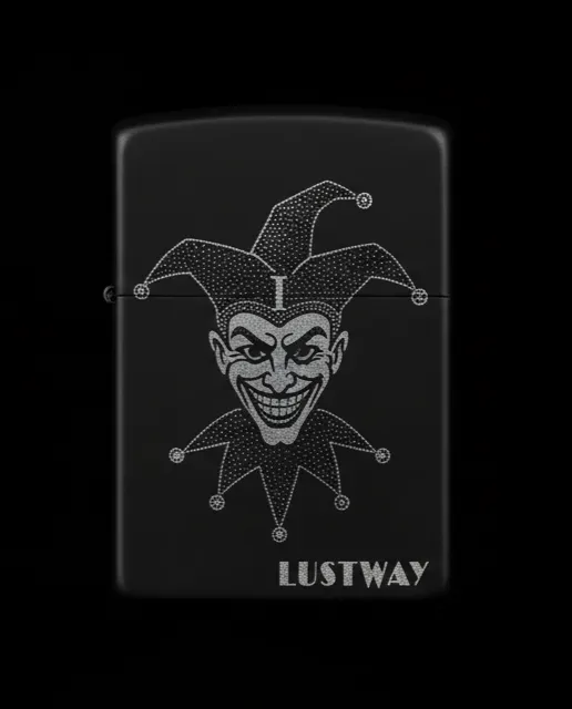 Joker Kart Figürlü I Harfli Benzinli Çakmak V19