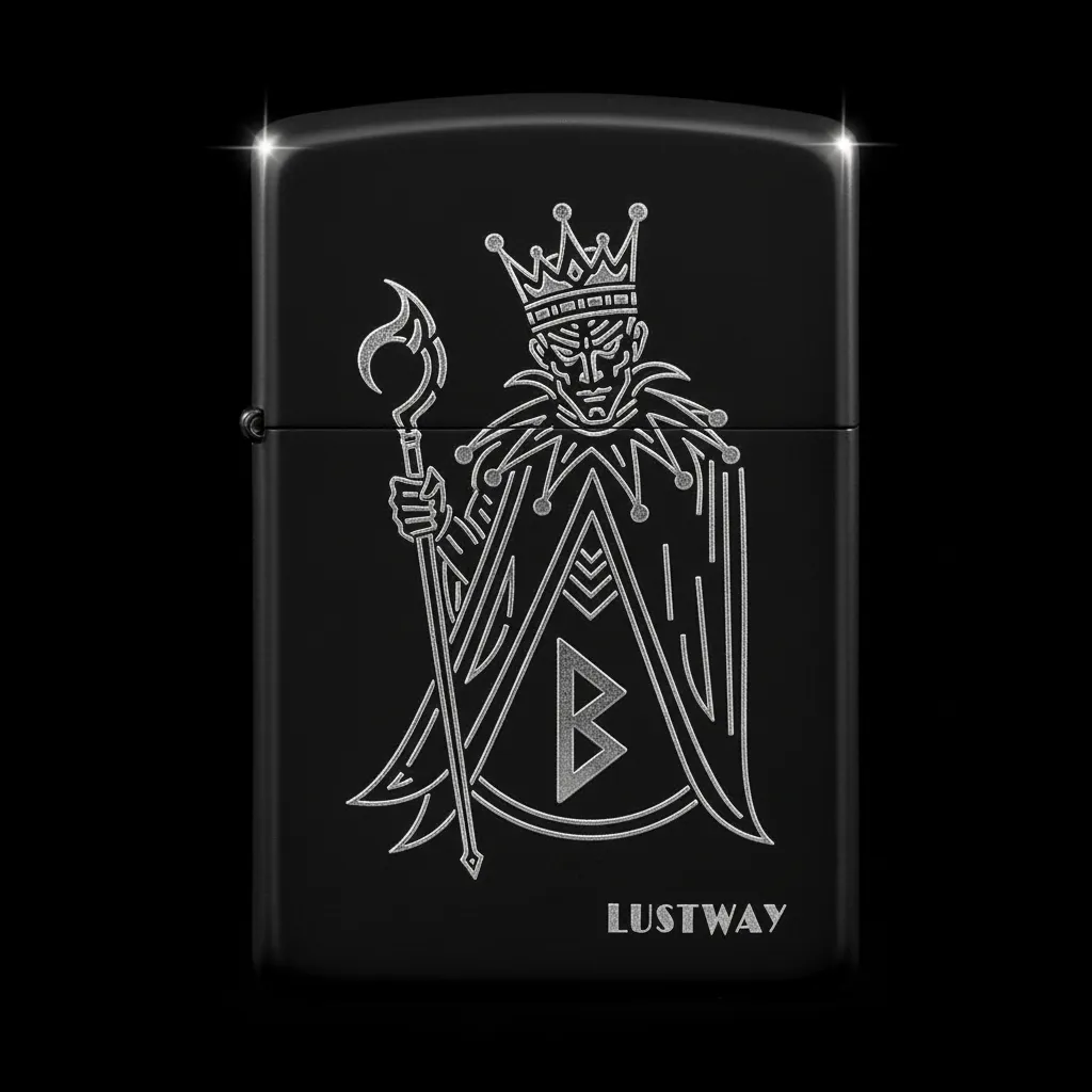 Joker Kart Figürlü B Harfli Benzinli Çakmak