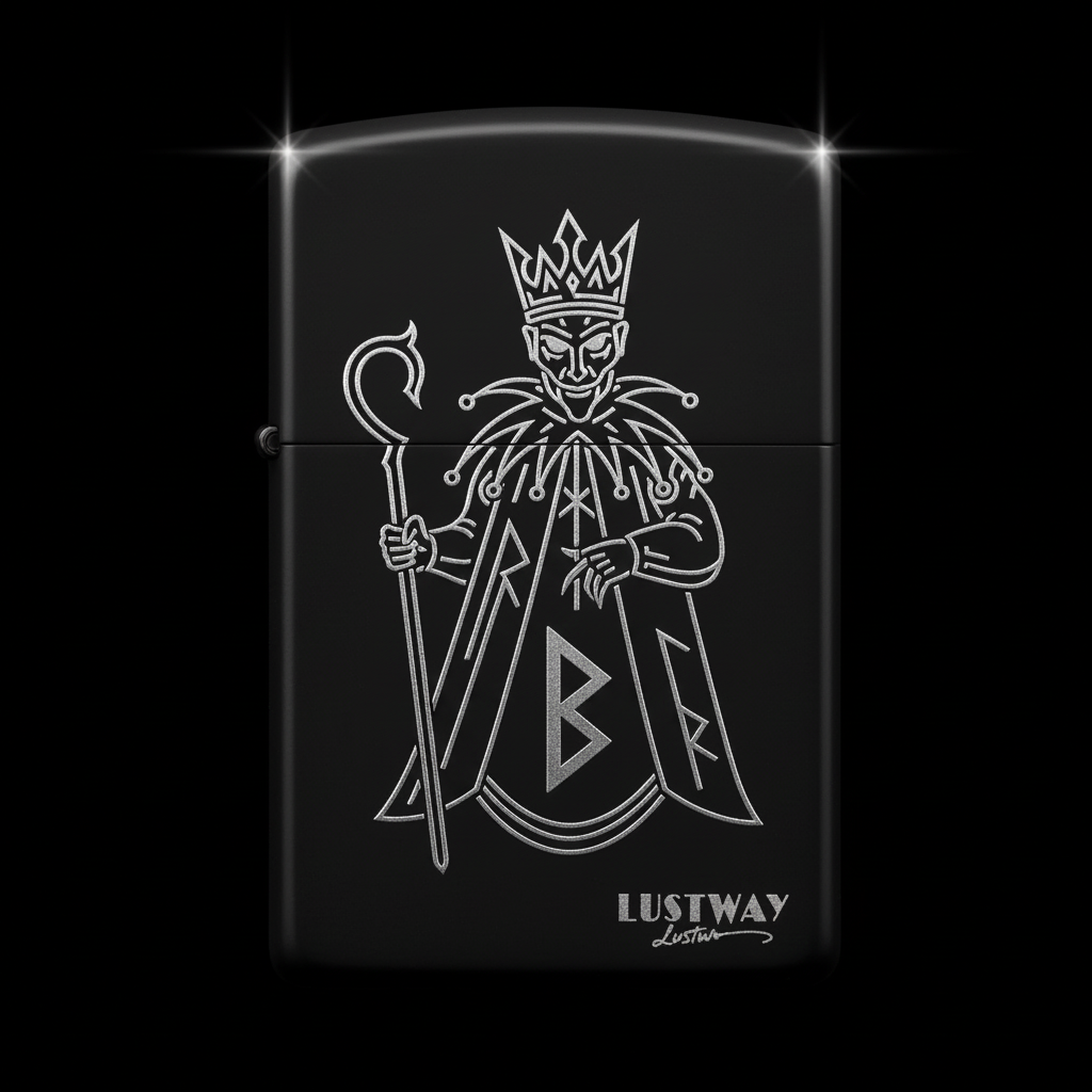 Joker Kart Figürlü B Harfli Benzinli Çakmak