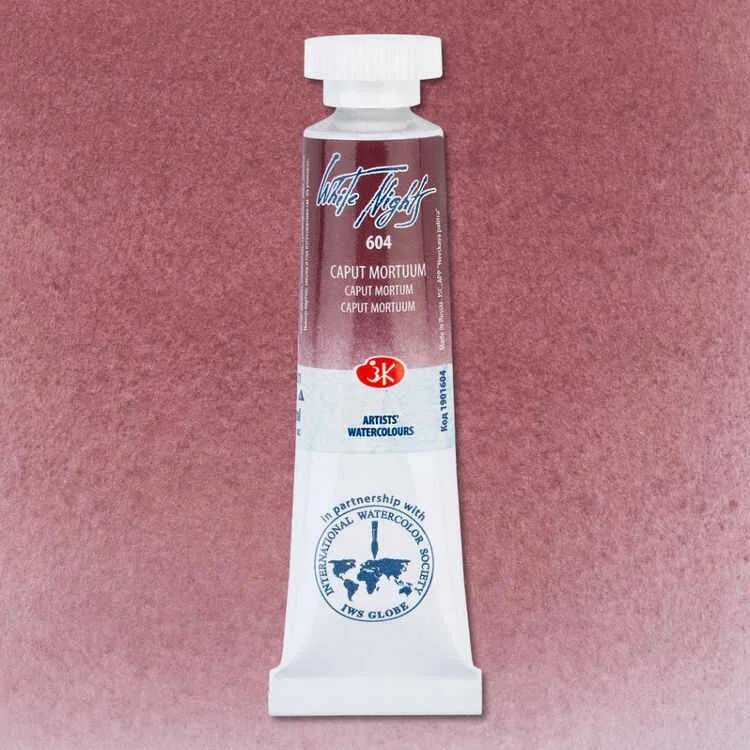 St. Petersburg White Nights Tüp Sulu Boya 10 ml. 604 Caput Mortuum