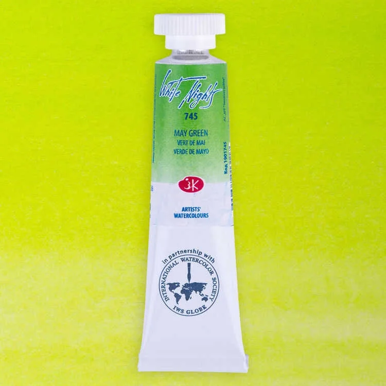 St. Petersburg White Nights Tüp Sulu Boya 10 ml. 745 May Green