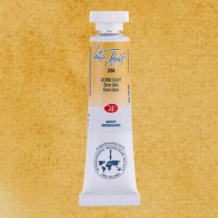 St. Petersburg White Nights Tüp Sulu Boya 10 ml. 206 Ochre Light