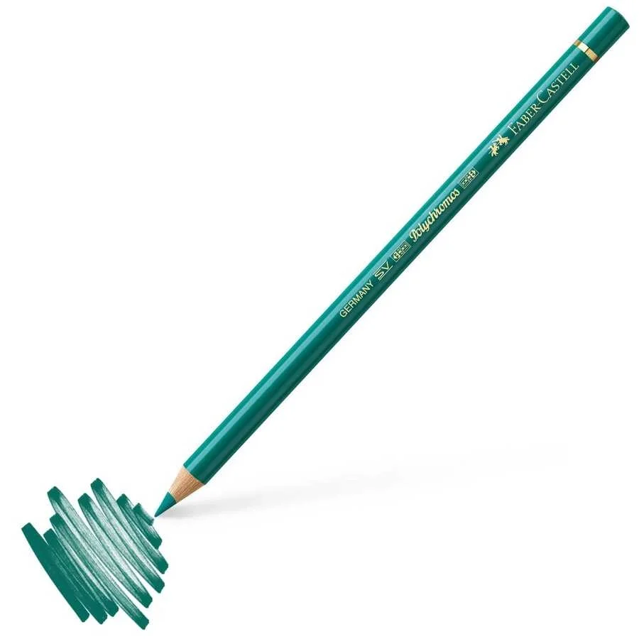 Faber Castell Polychromos Artist Kuru Boya Kalemi 276 Chrome Oxide Green Fiery (Yanık Krom Oksit Yeşili)