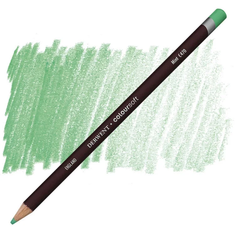Derwent Coloursoft Pencil Yumuşak Kuruboya Kalemi C470 Mint