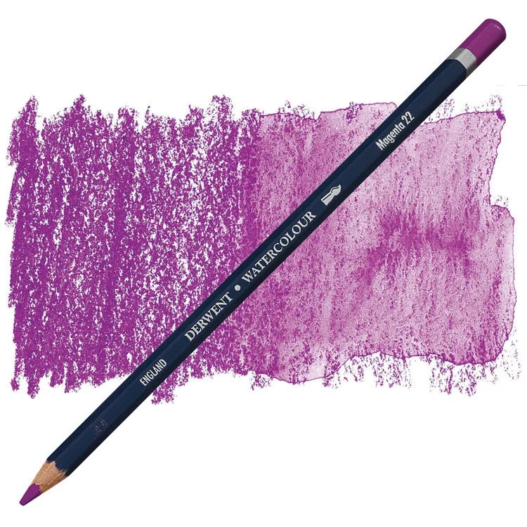 Derwent Watercolour Pencil Suluboya Kalemi 22 Magenta