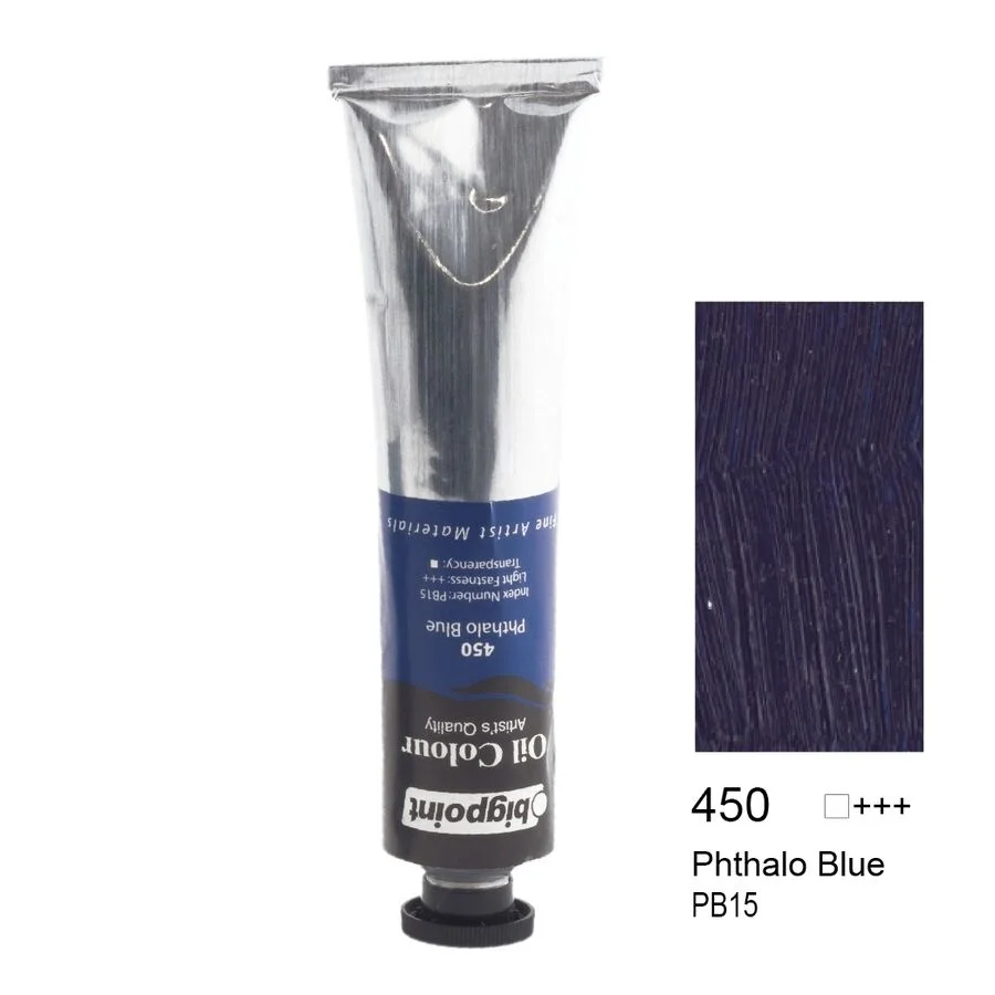 Bigpoint Yağlı Boya 45 ml. 450 Phthalo Blue