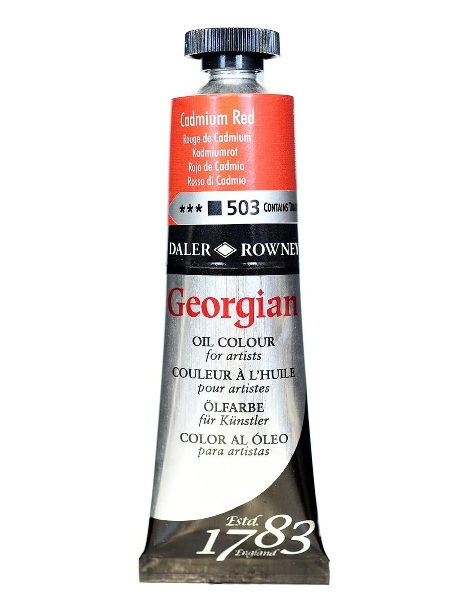 Daler Rowney Georgian Yağlı Boya 38 ml 503 Cadmium Red Hue