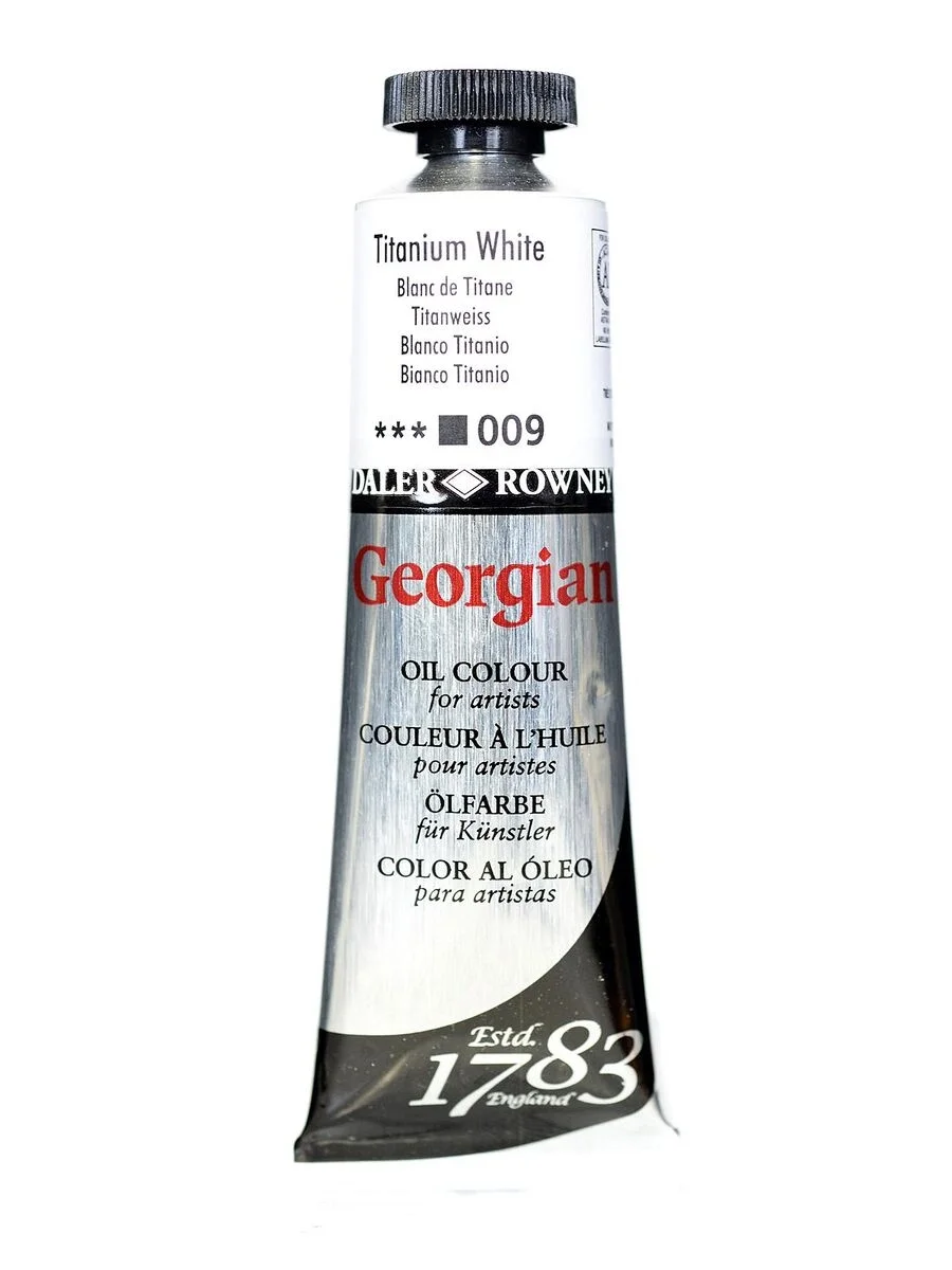 Daler Rowney Georgian Yağlı Boya 38 ml 009 Titanium White